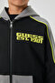 Boy Black Tracksuit Top - 3