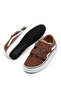 Children's Unisex Brown Rubber Sole Comfortable Fit Double Velcro Shoes - 4