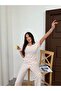 100% Pure Cotton Short Sleeve Women's Pajama Set - 4