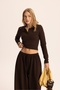 Tuara Basic Brown Tracksuit Set