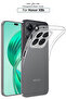 غطاء حماية خلفي شفاف من السيليكون لهاتف Honor X8b
