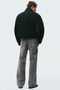 Loose Fit Worker Jeans - 4