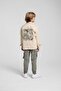 Boy's Snoopy Back Print Woven Shirt 4-14 Years Green - 2