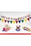 Circus Themed Pennant Banner – Colorful Pennant Party Banner