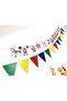 Circus Themed Pennant Banner – Colorful Pennant Party Banner - 7
