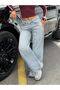 Women's Low-Rise Wide-Leg Jeans Pants