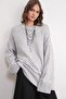 Mixray Round Neck Oversize Knitted Sweater