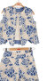 Girl's Mesh Shorts Set 8-14 Years Cream - 5