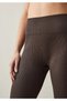 Women's Ribbed High Waist Gathering Stretchy Summer Leggings Breathable Lightweight Casual Sports Leggings