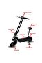 Lucky Liang L4 Pro Dual Motor Scooter - 2400W Peak, 48V 21.8Ah Battery, 60 KM/H & 11" Off-Road Tires - 2