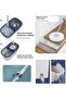 Floating Spin Mop with Wheels, 180° Rotating Bucket System, 108cm Handle Length, 24cm Mop - 5