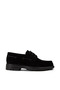 Men's Genuine Suede Black Marine Shoes
