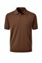 Men's Polo Neck Slim Fit Knit T-Shirt Vertical Striped Modern Summer Knit