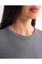 Mixray Soft Textured Fitted Top - 6