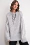 Mixray Round Neck Oversize Knitted Sweater - 3