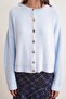Mixray Buttoned Ribbed Knit Cardigan - 5