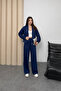 V-Neck Zippered Double Suit - 4
