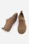 Women's Genuine Leather Women's Lace-Up Masculine Loafer Casual Oxford Shoes Bemor Taba Suede - 8