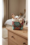 Palestinian Embroidery Fabric Storage Basket – Sewing Organizer & Multi-Purpose Storage Bin - 2