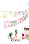 Dinosaur Happy Birthday Banner – Dinosaur Themed Banner & Birthday Decoration - 2