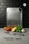 Kitchenpro Neo Stainless Steel Cutting Board (Large Size - 29X38 cm)