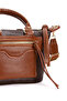 Women's Cross Strap Decorated Handbag and Shoulder Bag - 6