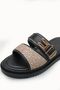 Luna Aria Women's Slippers 00120427 Black - 3