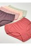 Women's High Waist Ribbed Daily Panties, 5-Pack, 100% Cotton - 7