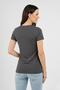 Women's Short Sleeve V-Neck Body Anthracite - 6