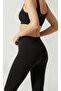 Women's Modal Cotton Long Leggings (Black) - 4