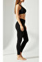Women's Modal Cotton Long Leggings (Black) - 2