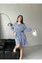 Women's Striped Shirt Dress - 6
