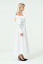 Golden Muse Belted Off-Shoulder Maxi Dress - 4