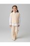 Girl's Thin Seasonal Sweater and Shirt Set for 5-6-7-8-9-10-11-12 Years Old, Stylish Bottom and Top Set