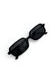 Carlito Black Square Women's Sunglasses |   49 with Ecartman Protection and Uv400 Protection - 3