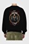 Viking Mythology Series 5 Back Printed Black Oversize Sweatshirt Men Women Unisex - 2