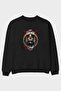 Viking Mythology Series 5 Pre-Printed Black Oversize Sweatshirt Men Women Unisex