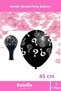 # Gender Balloon Girl Boy Gender Reveal Party Black Question Mark Child Baby Shower Decoration - 5