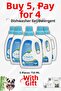 Dishwashing Liquid 750 ml Buy 5 Get 4 and Rosie Pamuk