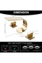 Bathroom Sink Faucet Built-In Gold Dore Şelale Imported with 7 Years Warranty - 6