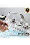 Bathroom Sink Faucet Built-In Matte Chrome Nickel Color Waterfall 7 Years Warranty Imported