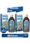 Kids Orange Flavored Fish Oil 150 ml X2 - 1300Mg Fish Oil for Children, Omega-3, Epa,