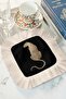 Luxurious Charming Panther Fringed Presentation Napkin - Elegant Safari Bohemian Black Coaster Tissue - 7
