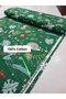 100% Cotton Children's Elastic Sheet and Pillowcase 90X190 Montessori Green Forest - 5