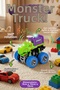 Lighted and Sound Dinosaur Monster Truck - 360 °   Rotating Friction Stunt Car - Toy Car