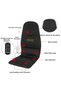 🔥 Heated Massage Cushion 🎮   Remote Controlled Ergonomic Vibrating Massage Pad Compatible with Home, Office, and Vehicles - 4