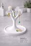 Stylish Minimal Jewelry Tree – Desktop Decorative Jewelry Stand Organizer |   Necklace Earring Hanger White