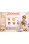 Safari Animals Kids Room Wall Sticker Rainbow Baby Room Decorative Sticker Set Nursery - 4