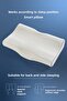 Dualsupport American Model Visco Neck Pillow – Orthopedic for Back and Side Sleepers 60X38X10/9Cm - 2