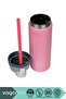 600ml New Collection Stainless Steel Thermos With/Without Straw, 6 Hours Hot/Cold, with Hand Strap - 4